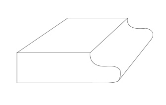 Ogee bullnose