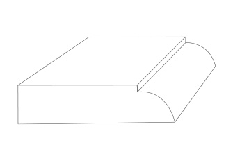 Half bullnose